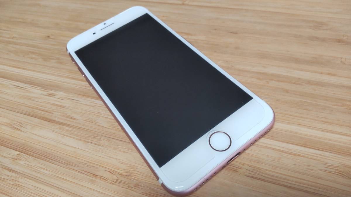 iPhone7 32GB ローズゴールド SIMフリー バッテリー最大容量100% 匿名