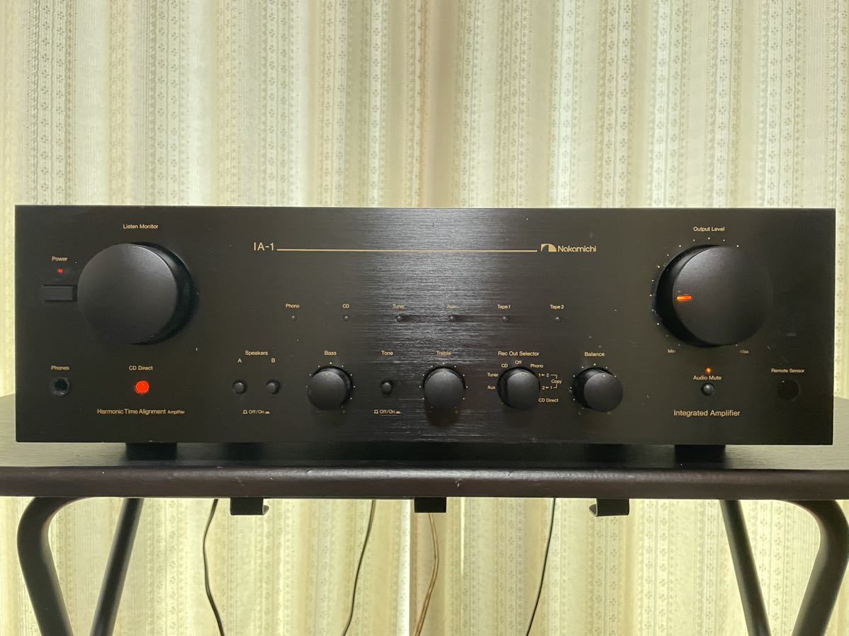 Nakamichi ナカミチ プリメインアンプ IA-1 動作品_画像1