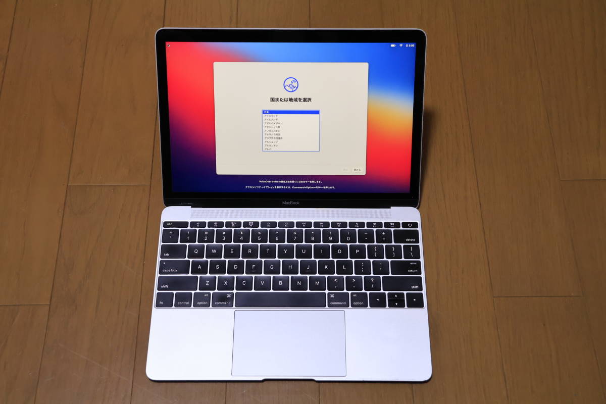 本命ギフト MacBook 1.2G/512G/8G/シルバー/BigSur/英語キーボード 12