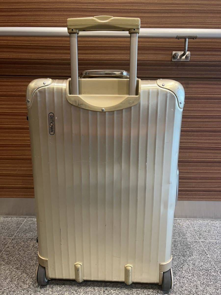 RIMOWA リモワ 63L 2輪 ゴールド キャリーケース Made In Germany レア！_画像3