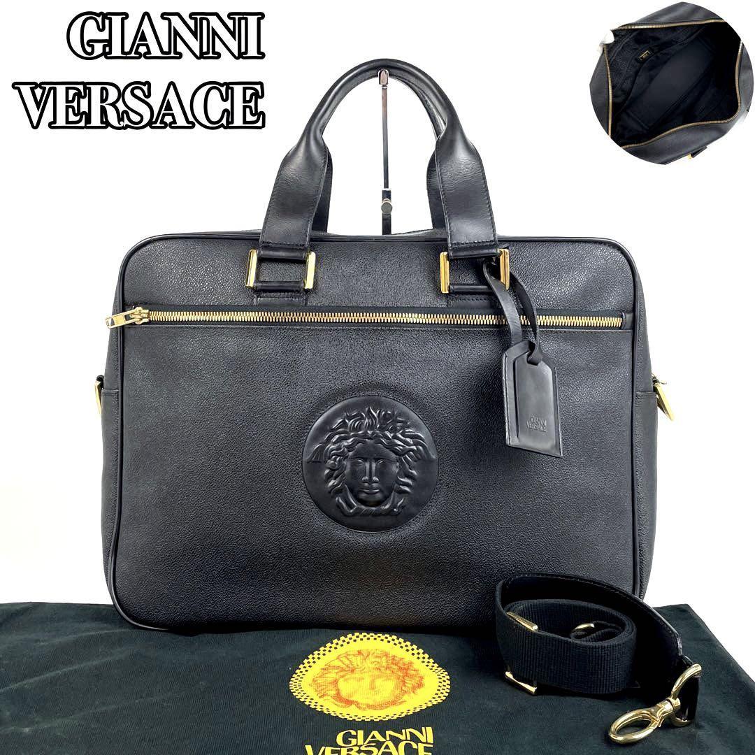 美品 GIANNNI VERSACE ジャンニヴェルサーチェ ボストンバッグ 2way