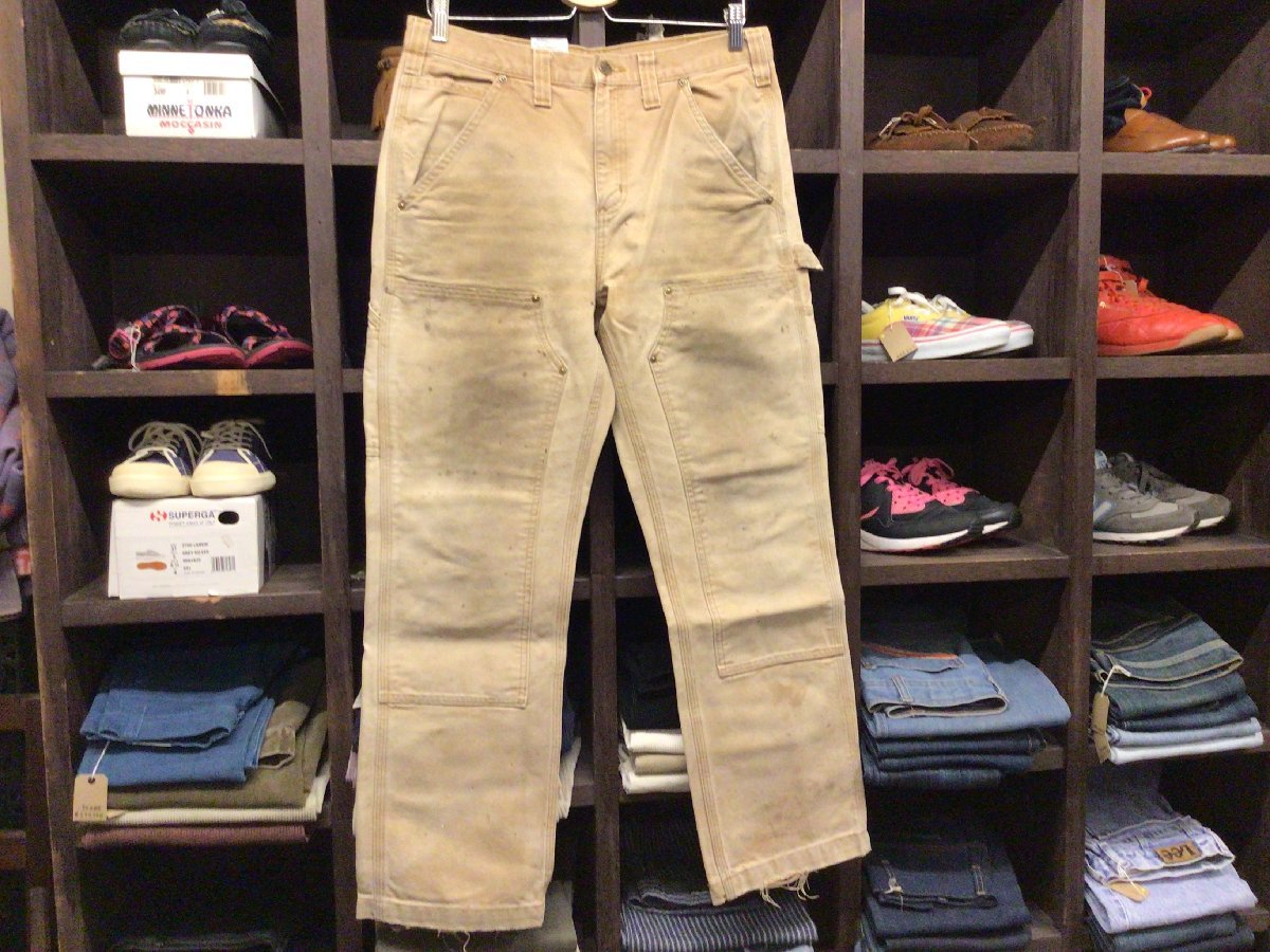 00’S CARHARTT RELAXED FIT DUCK DOUBLE KNEE WORK PANTS SIZE 32 カーハート リラックス フィット ダック ダブルニー ワーク パンツ_画像1