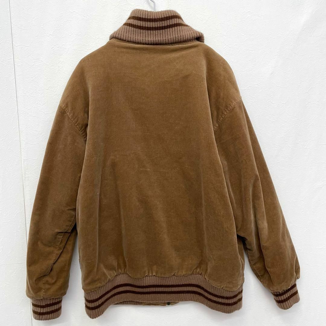 ウールリッチ　90s　ジップアップ　コーデュロイ　ドンキージャケット　ブラウン　メンズ　Lサイズ　WOOLRICH_画像8