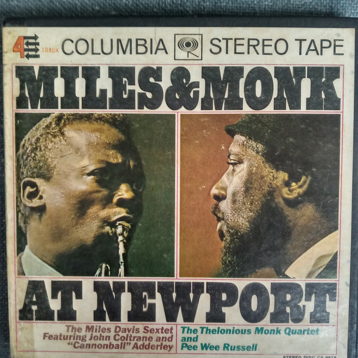  JAZZオープンリールテープ　MILES AND MONK AT NEWPORT　_画像1