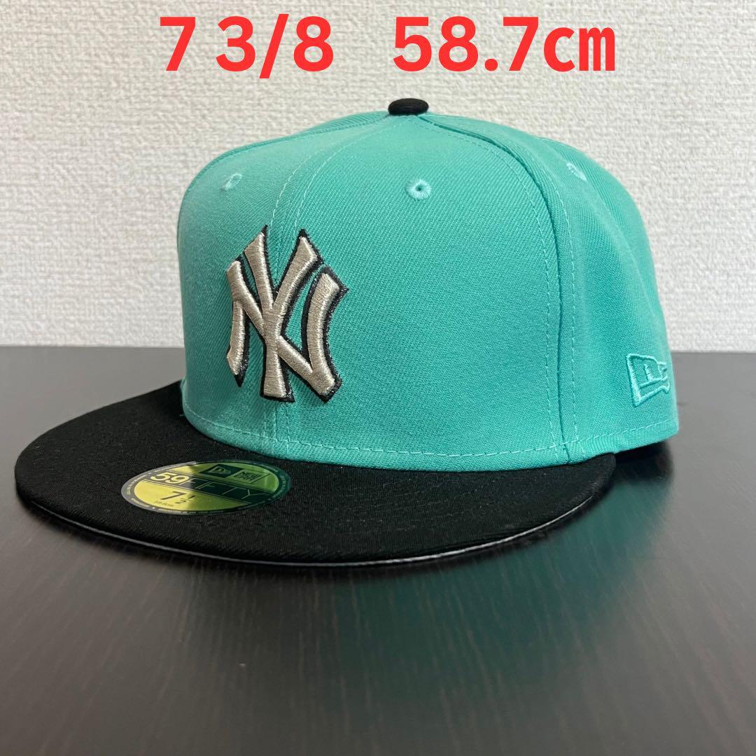 完売品！ 別注 レア ヤンキース ニューエラ ブルー カスタム fitted-