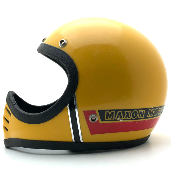  free shipping MAXON MOTO-X YELLOW 56cm/makson yellow yellow vintage helmet vmx motocross off-road rl250 Bials tl12570s