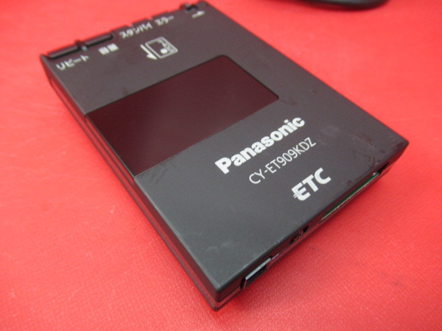 [RMDup31983] Panasonic ETC 車載器 アンテナ分離型 CY-ET909KDZ 普通自動車 登録 中古 完動品 (パナソニック/車載機/MINI/BMWミニ)_画像4