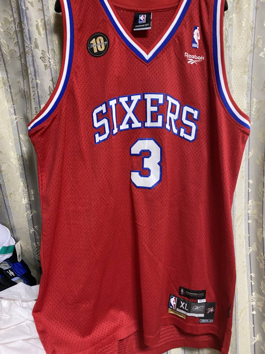 安い割引 リーボックNBA SIXERS IVERSON #3 アレン・アイバーソン76ers