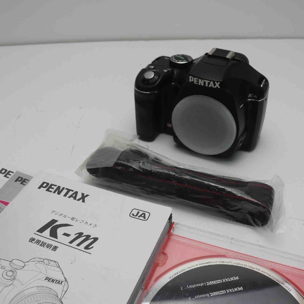 豪華 PENTAX 即日発送 ブラック K-m PENTAX 超美品 デジタル一眼 土日