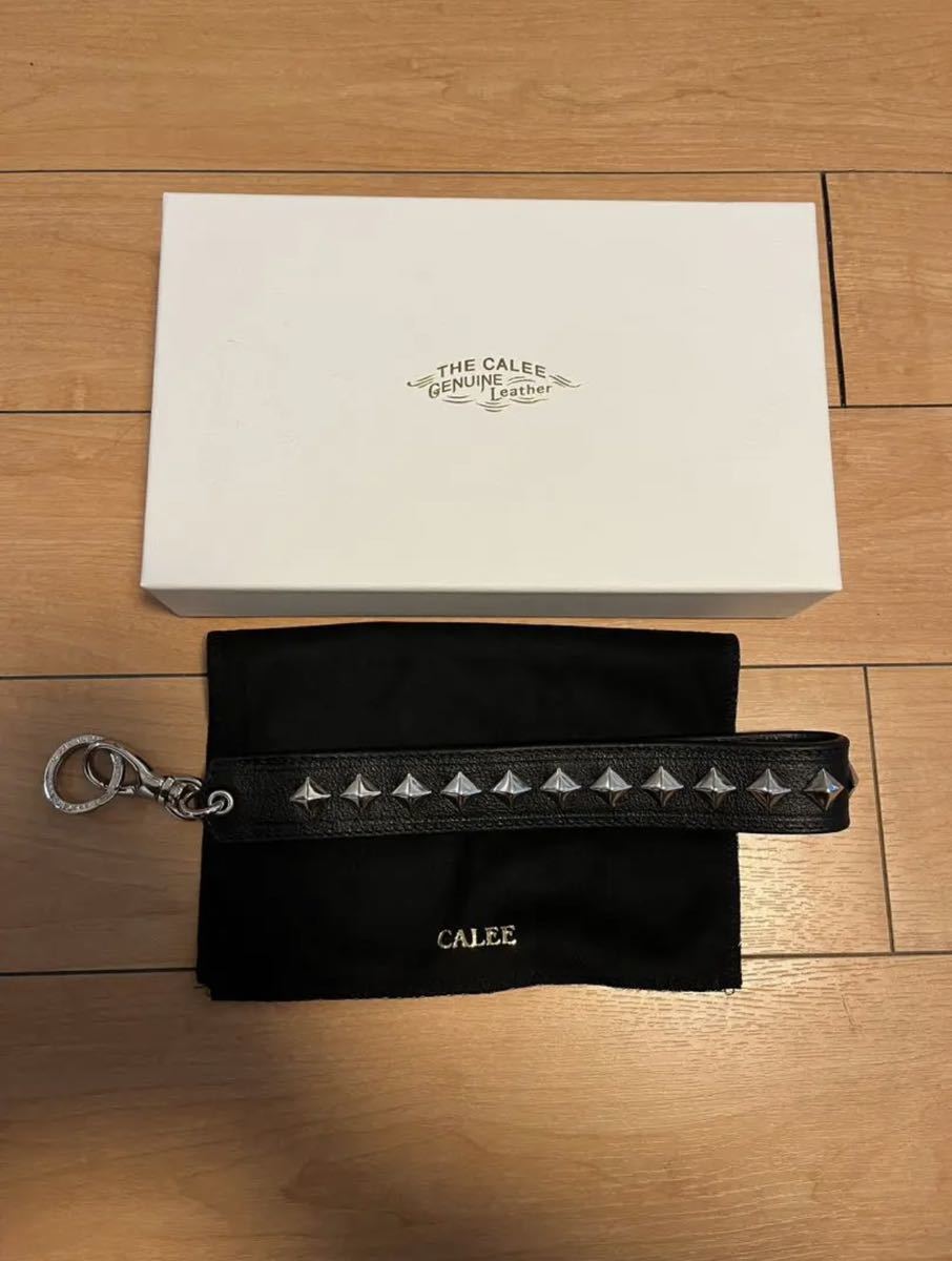 品質のいい calee キャリー スタッズレザーリストストラップ その他