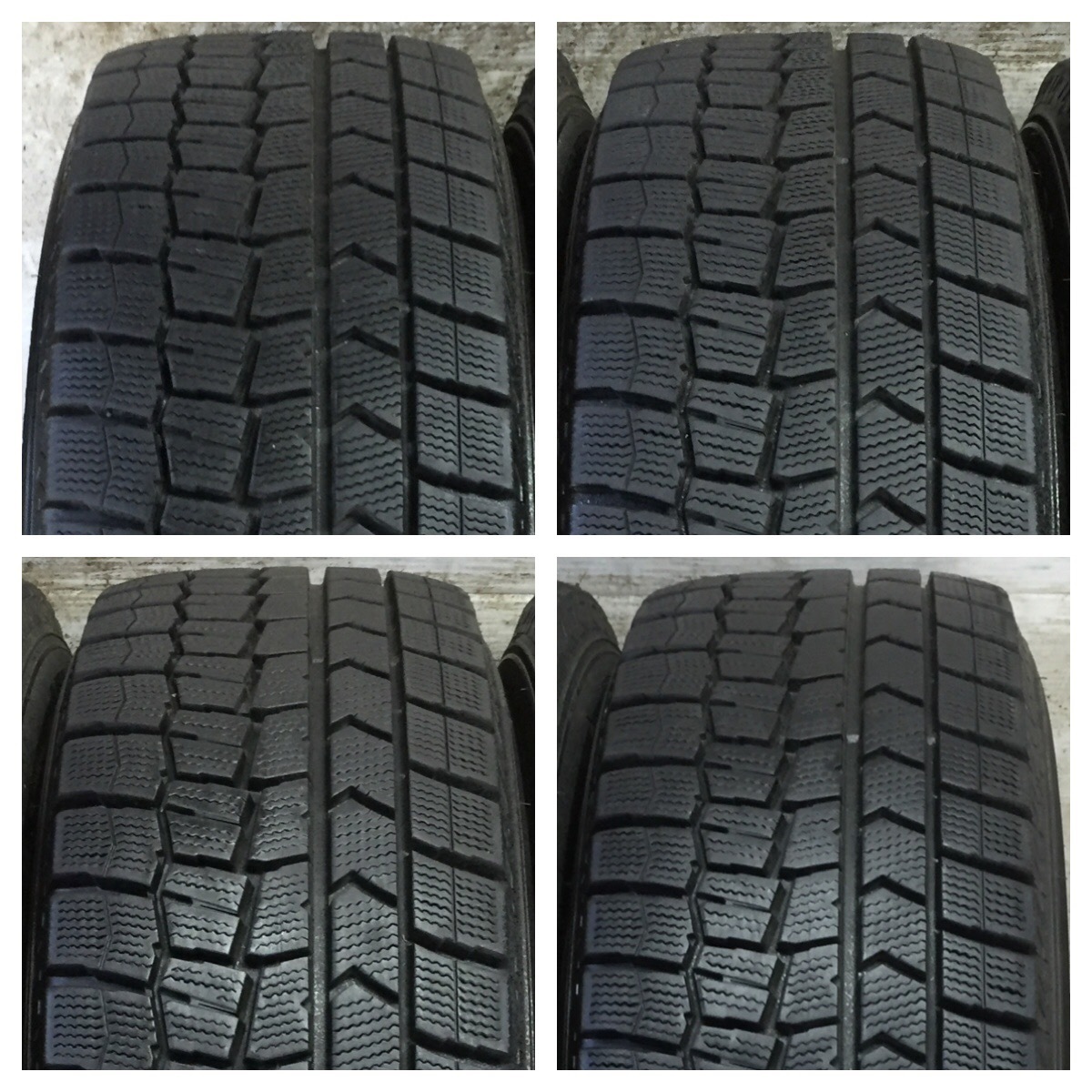 8 DUNLOP WINTERMAXX WM02 205/65R15 2020年製 9.5分目 エスティマ ヴォクシー セレナ ステップワゴン アクセラ アテンザ 等 *5856_画像2