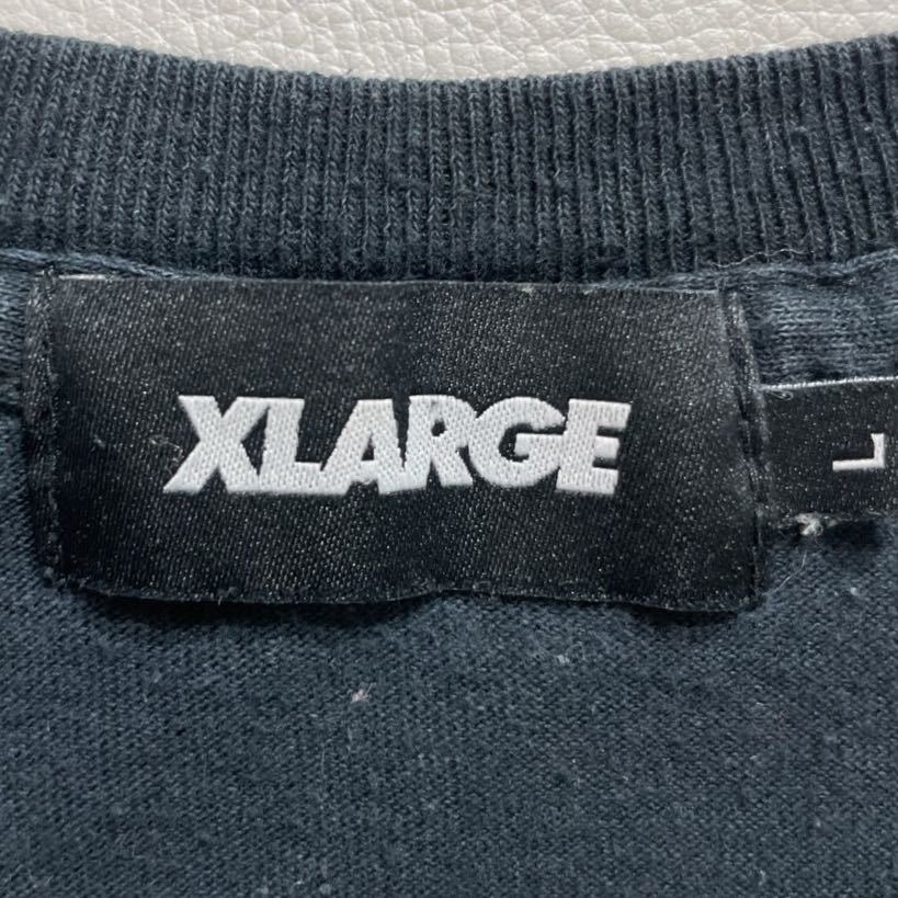 232 XLARGE XLarge вырез лодочкой футболка трикотаж с коротким рукавом .... чёрный черный размер L Street хлопок мужской 30417D