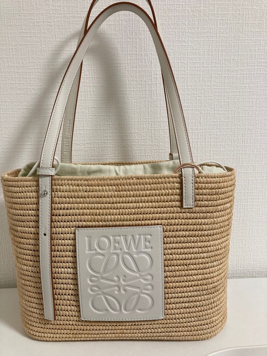 LOEWE スクエアバスケットバッグ