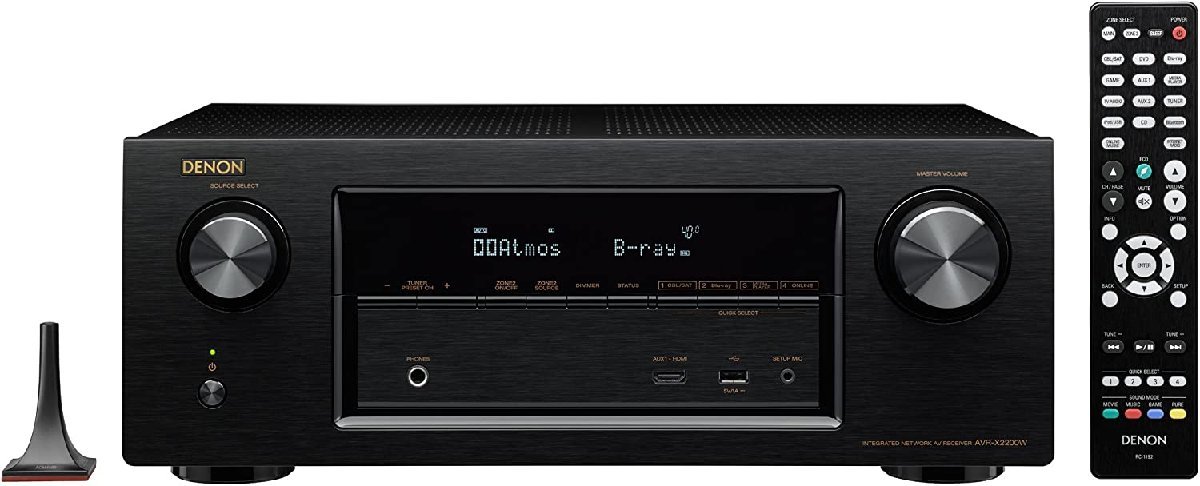 国産品 Dolby 7.2ch AVサラウンドレシーバー (中古品)DENON Atmos Wi