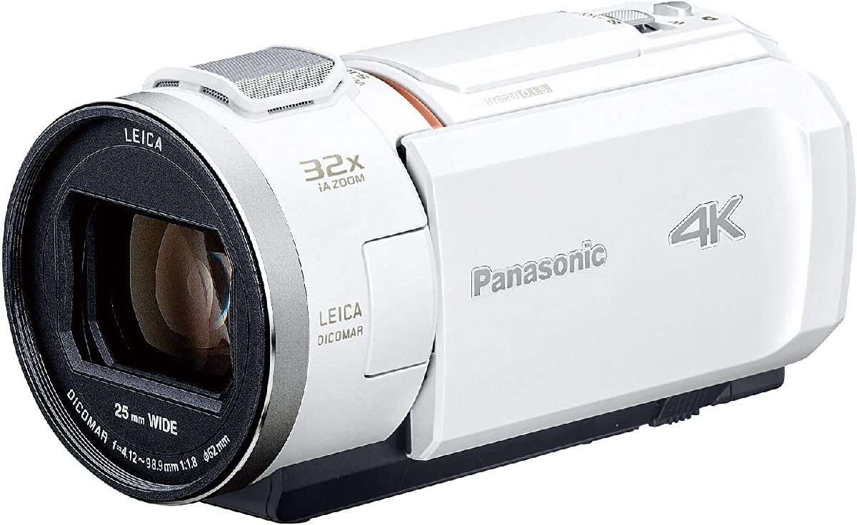 超爆安 (中古品)パナソニック 4K ビデオカメラ VZX2M 64GB 光学24倍ズーム ピュアホワイト その他