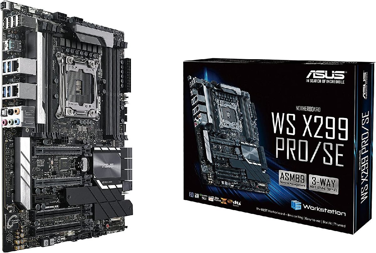 良質 対応 LGA2066 マザーボード X299搭載 Intel (中古品)ASUS WS