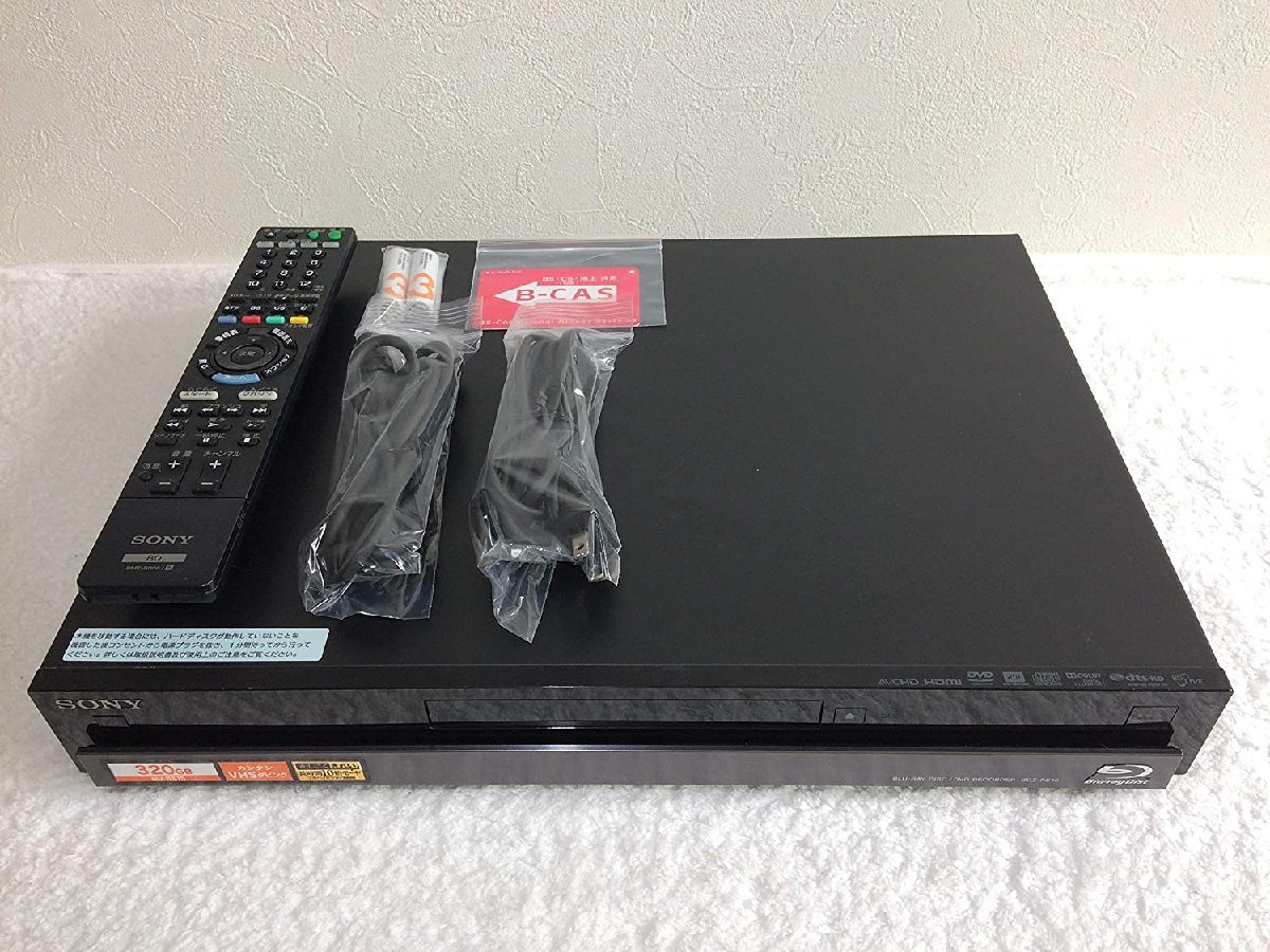 税込) (中古品)SONY 320GB BDZ-RS15 ブルーレイレコーダー 1チューナー