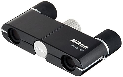 (中古品)Nikon 双眼鏡 遊 4X10D CF ダハプリズム式 4倍10口径 エボニーブラック 4X1