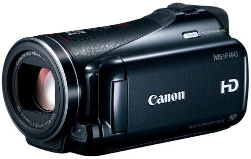 (品)Canon デジタルビデオカメラ iVIS HF M43 IVISHFM43 光学10倍 光学式手ブレ