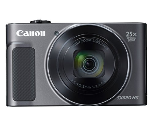(中古品)Canon コンパクトデジタルカメラ Power Shot SX620HS ブラック 光学25倍ズ