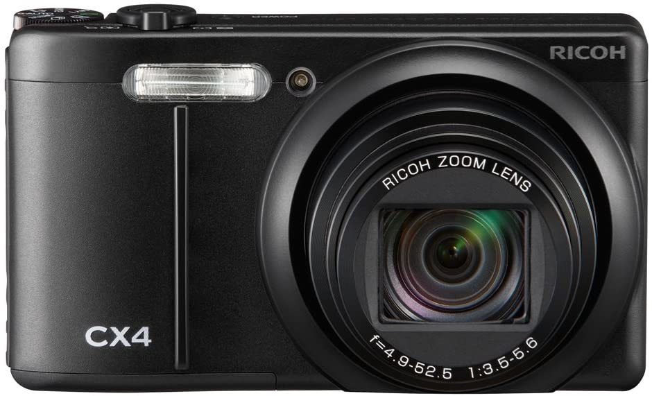 (中古品)RICOH デジタルカメラ CX4 ブラック CX4BK 1000万画素裏面照射CMOS 光学10.