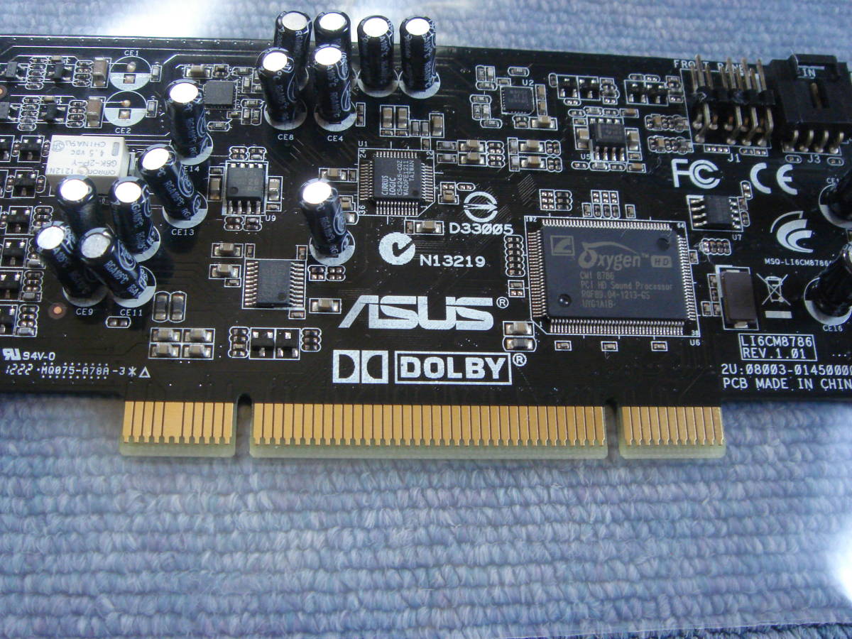 中古 ASUS エイスース サウンドカード PCI接続 XONAR DG ジャンク扱い_画像4