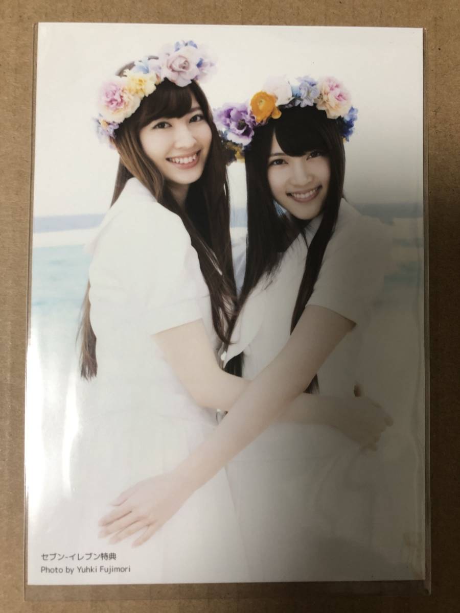 AKB48 店舗特典 さよならクロール セブン・イレブン特典 生写真 入山杏奈 小嶋陽菜_画像1