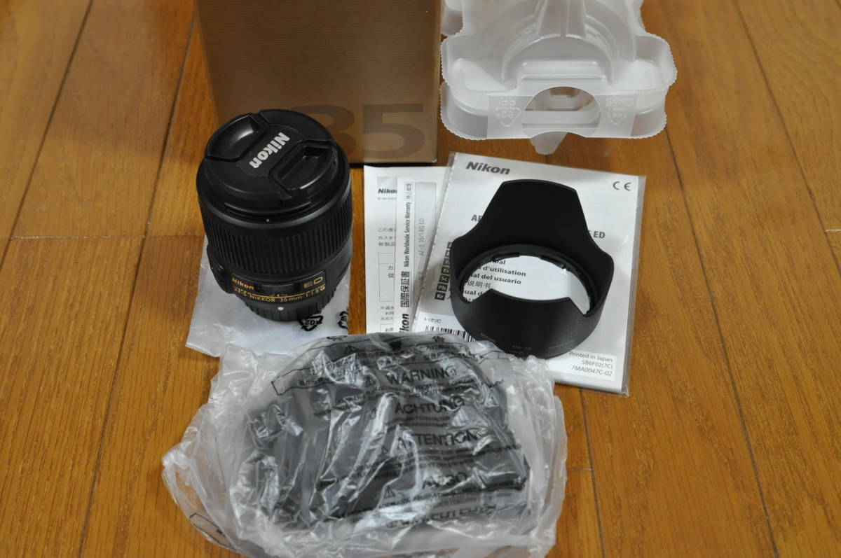 愛用 AF-S ニコン Nikon 極上品 NIKKOR 新品同様 Fマウントレンズ 元箱