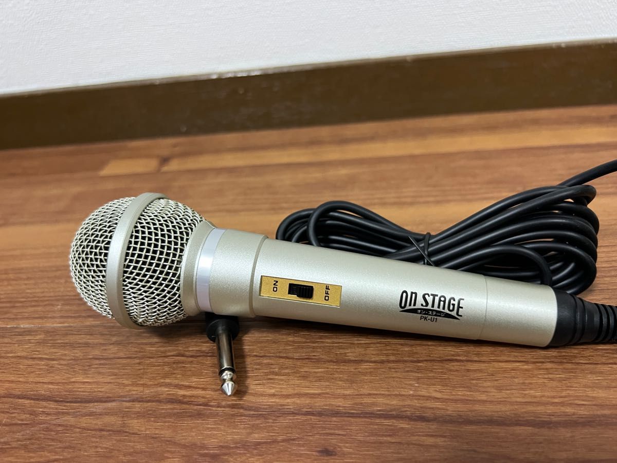 美品】ON STAGE カラオケ PK-113GT 有線ペアマイク PK-U1|Yahoo 美品】ON STAGE カラオケ PK-113GT 有線ペアマイク PK-U1|Yahoo