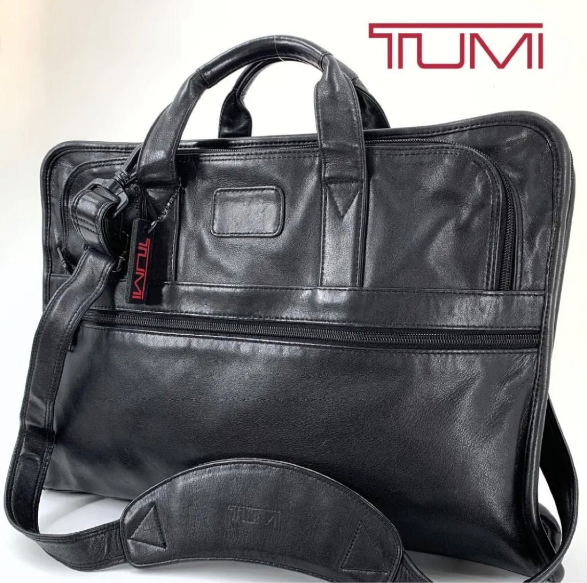 TUMI オールレザー 本革 ビジネスバッグ ブリーフケース Yahoo!フリマ