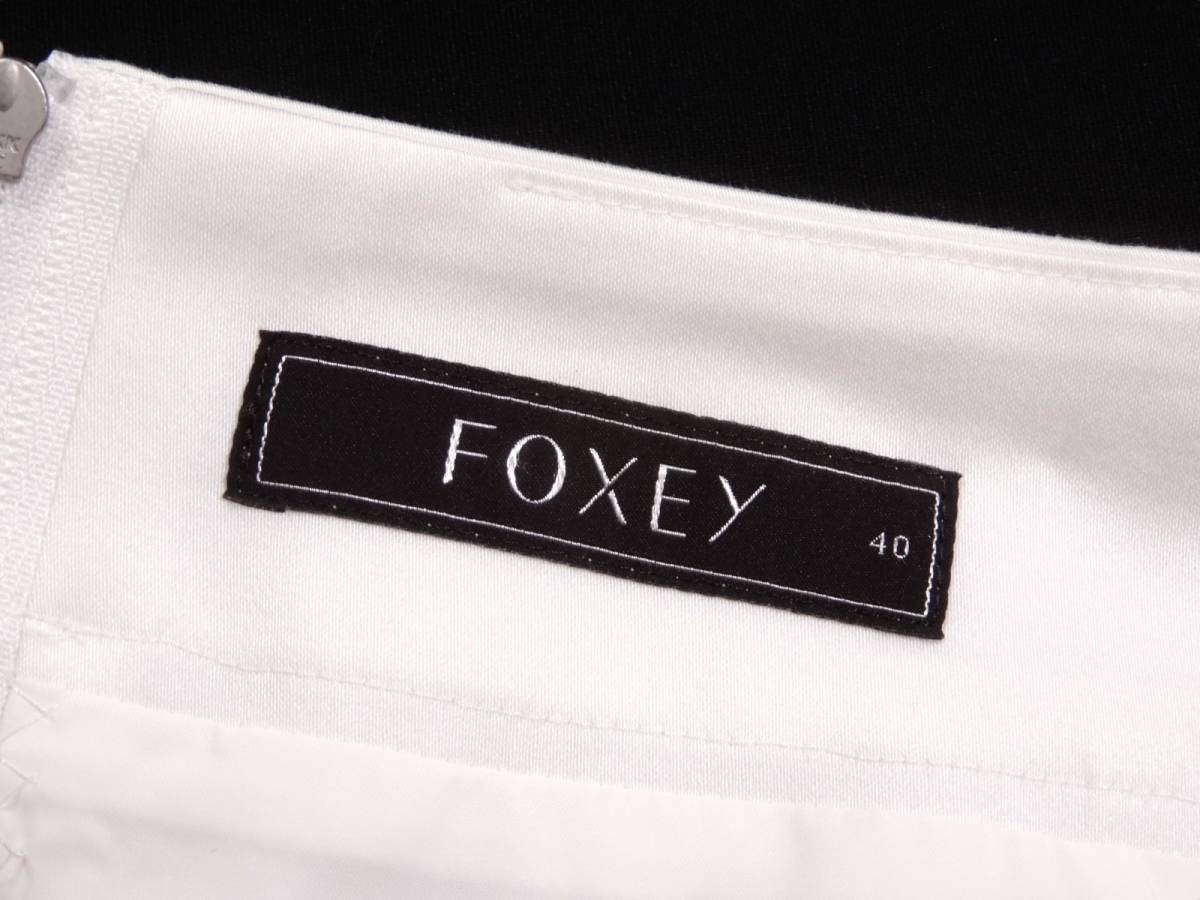 フォクシー FOXEY 素敵 リボンデザイン スカート 40_画像5