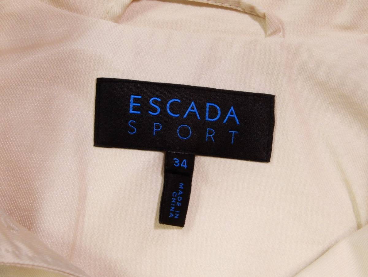 ESCADA SPORT Escada кромка плиссировать дизайн жакет 34