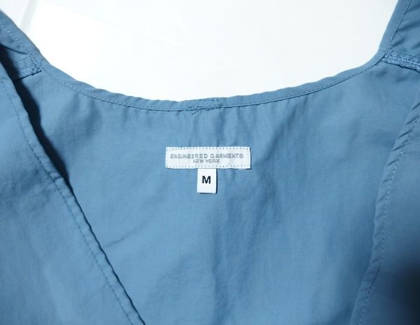 19SS Engineered Garments エンジニアードガーメンツ Fowl Vest Acrylic Coated Nylon Taffeta フォウル ベスト M_画像3