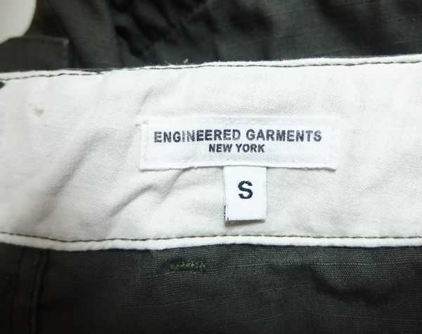 Engineered Garments エンジニアードガーメンツ Fatigue Short Cotton Ripstop ファティーグ ショーツ ショート パンツS_画像4