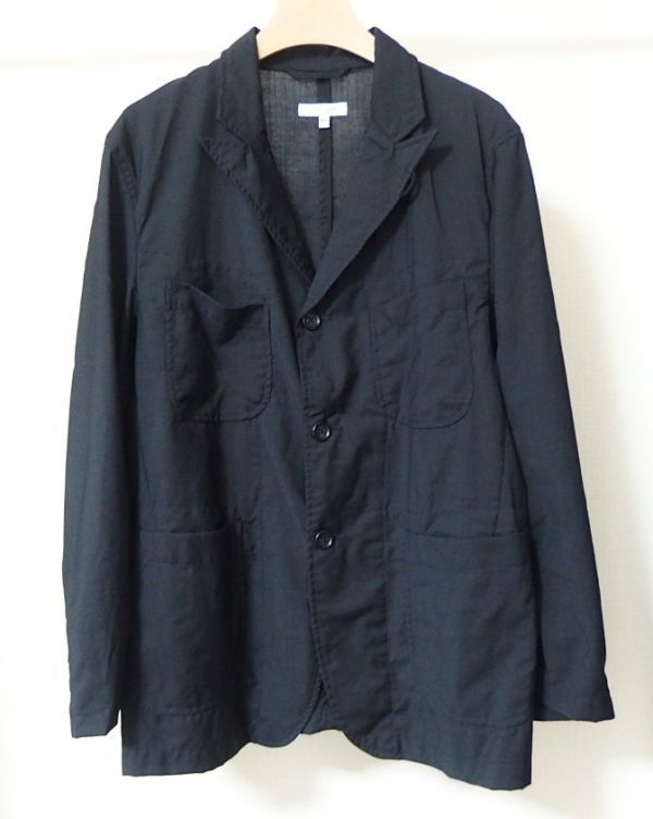 19SS Engineered Garments エンジニアードガーメンツ NB New Bedford Jacket Tropical Wool ベッドフォード ジャケット XS 紺の画像1