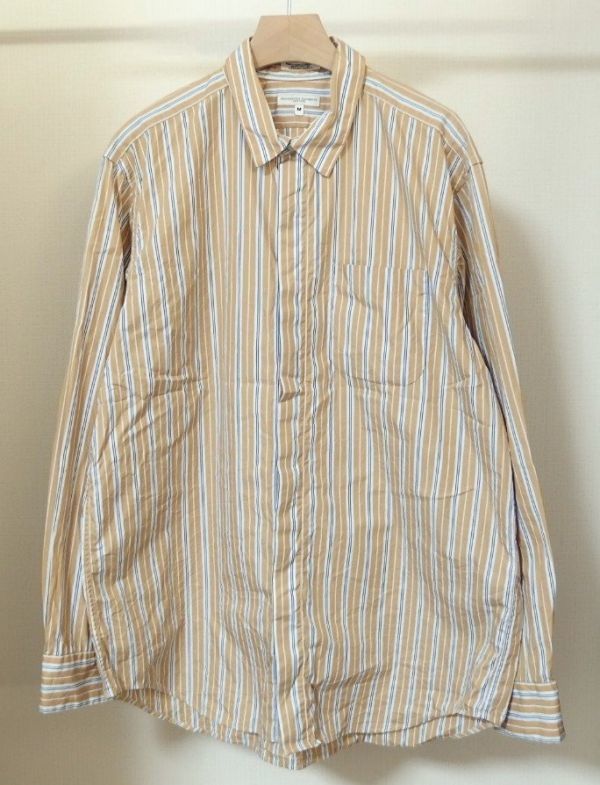 20SS Engineered Garments engineered garments Short Collar Shirt Multi St. Broadcloth Short цвет полоса рубашка M