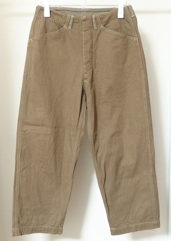 新作モデル ヘリンボーン ミリタリー PANTS UTILITY HERRINGBONE