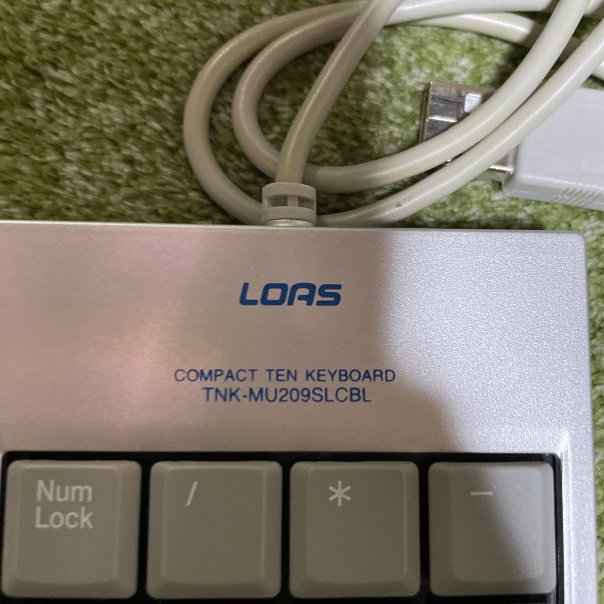ＬO AS テンキーボード　USB接続　TNK-MU209SLCBL
