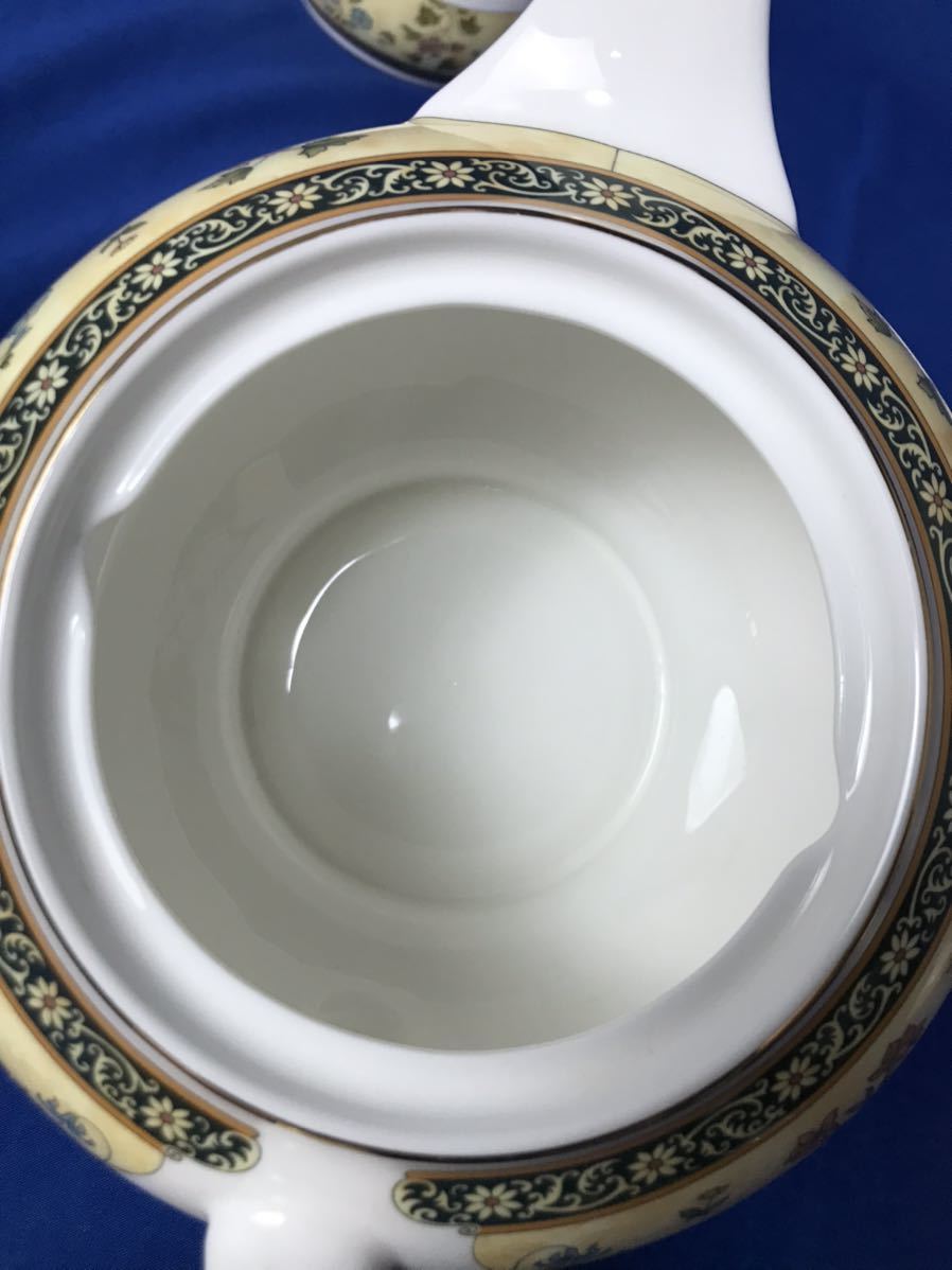 1000円~■★WEDGWOOD★INDIA カップ＆ソーサー ティーポット クリーマー シュガーポット まとめ★okoy2164282★t7682_画像6