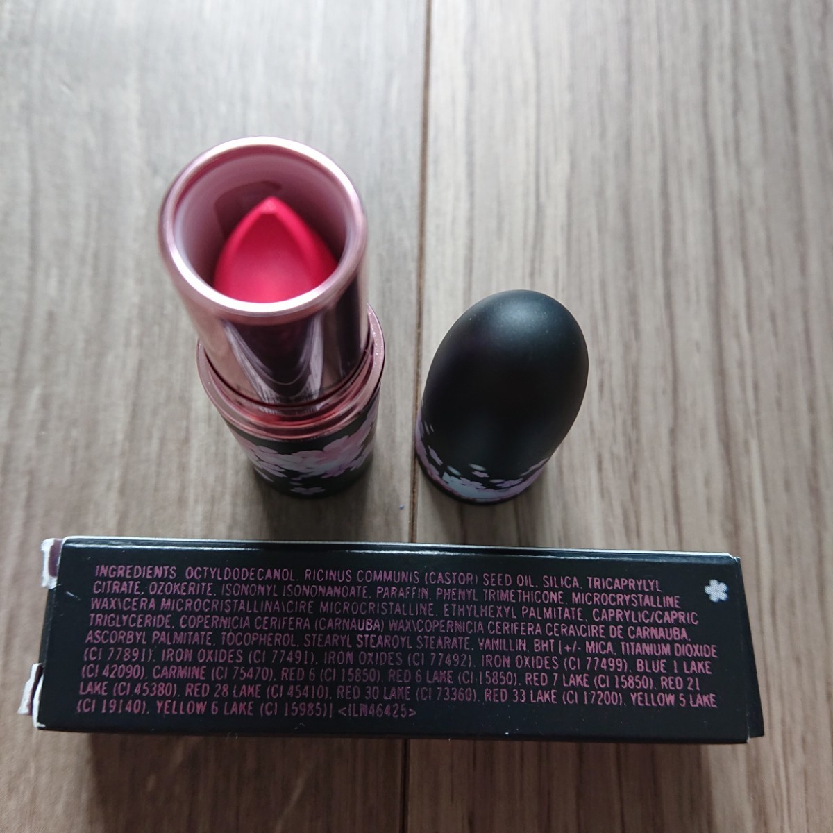 MAC マック ブラックチェリー リップスティック ドラマラマ 新品・未使用 リップグロス 口紅 レッド 赤色 ピンク 桃色 かわいい おしゃれ_画像3