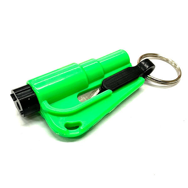  automobile urgent .. for Hammer car Rescue Hammer key holder car glass hammer disaster prevention car supplies green free shipping 