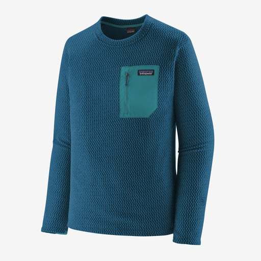 ★新作★　patagonia パタゴニア　R1エア・クルー Lサイズ　Lagom Blue LMBE 正規品　テクニカル　フリース_画像1