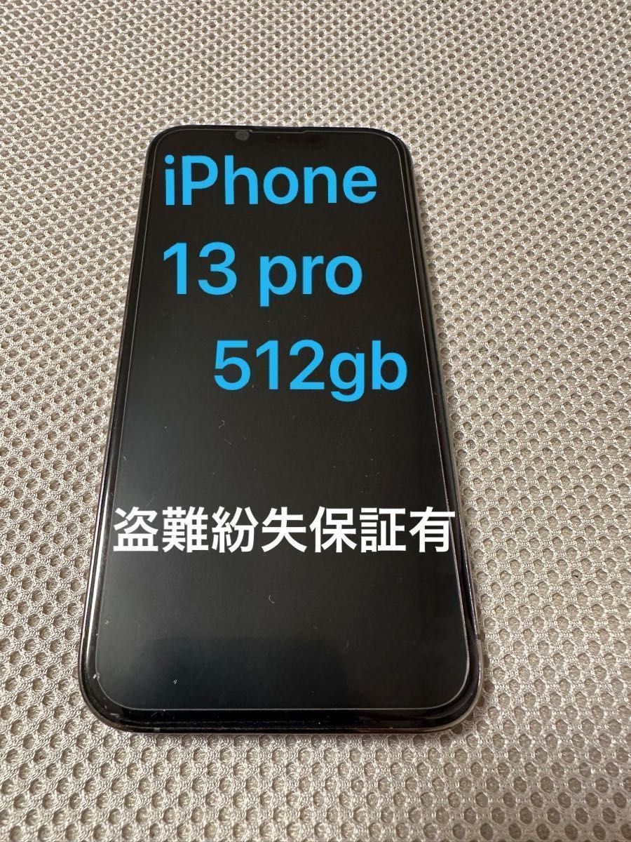 Iphone 13pro 512gb simフリー AppleCare+紛失・盗難プラン有り 純正