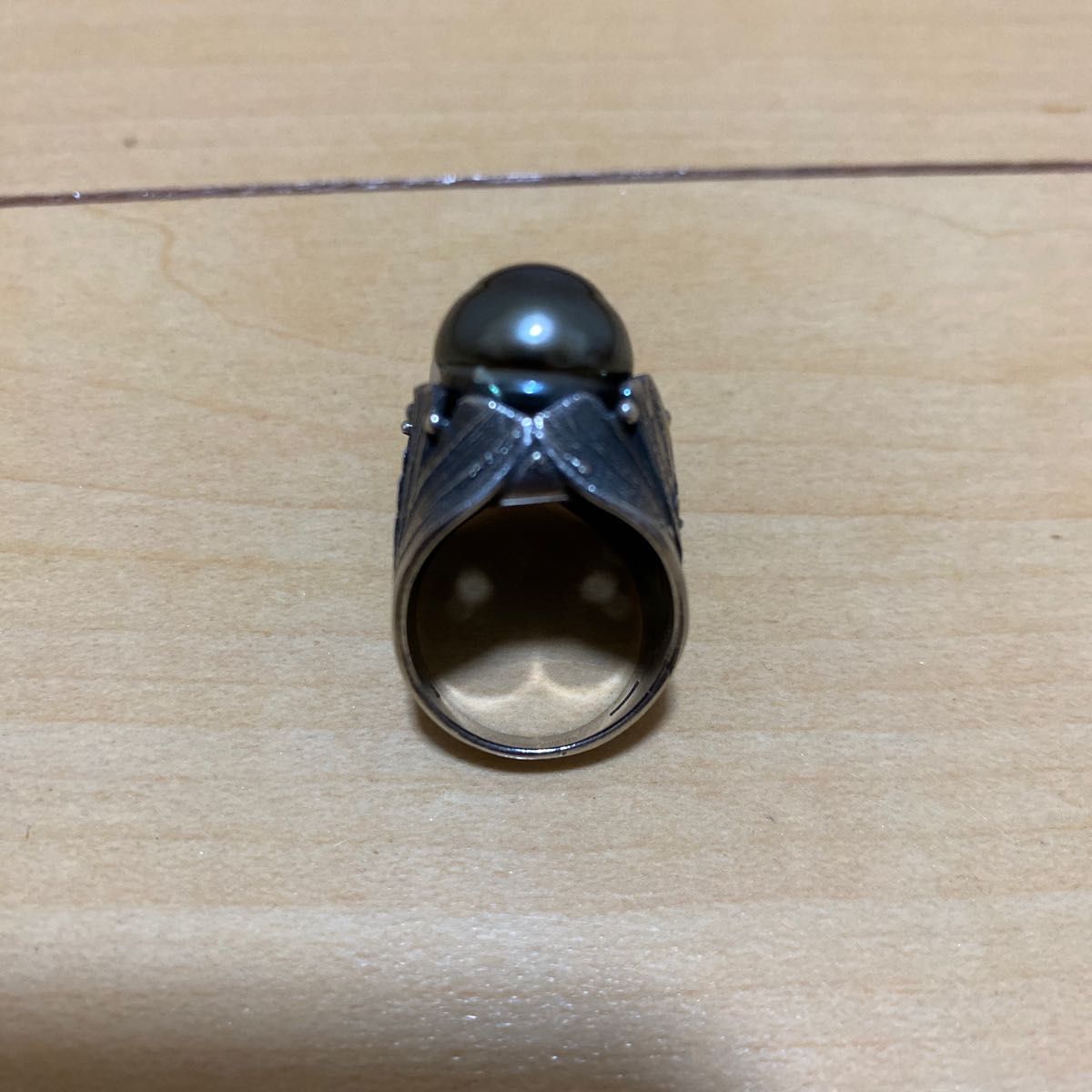 南洋パール 指輪 ブローチ ネックレスヘッド 真珠 彫金作家 三越 1点物