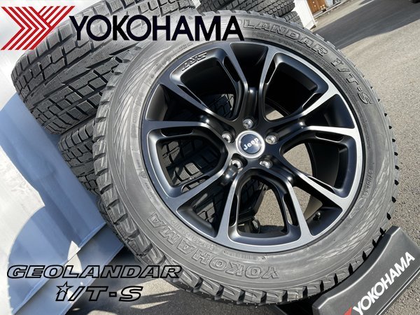 即納 グランドチェロキー リミテッド SRT8対応 国産 20インチスタッドレスタイヤホイールセット YOKOHAMA GEOLANDAR IT-S 265/50R20_画像8