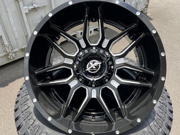 XF OFFROAD XF222 20x10 pcd135 pcd139.7 6穴 ATTURO XT 275/55R20 285/55R20 タイヤホイールセット サーフ プラド タコマ FJクルーザー