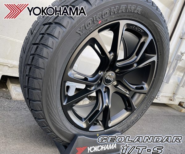 即納 グランドチェロキー リミテッド SRT8対応 国産 20インチスタッドレスタイヤホイールセット YOKOHAMA GEOLANDAR IT-S 265/50R20_画像4