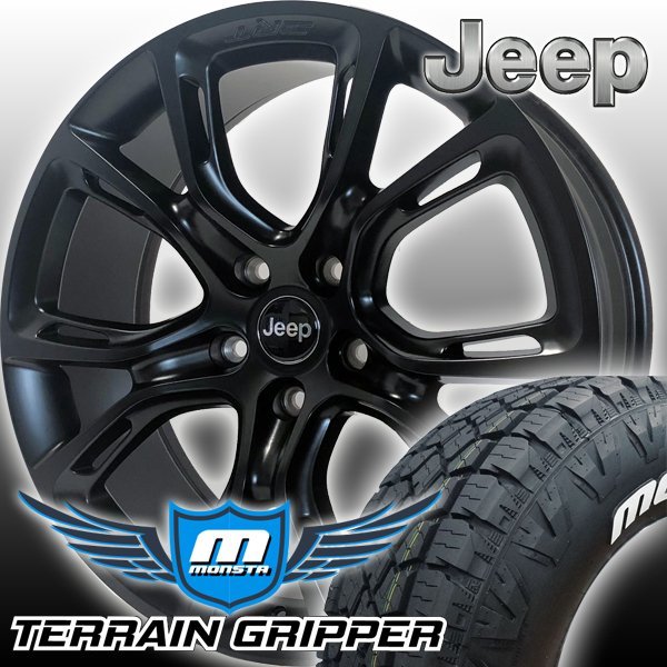 即納 グランドチェロキー WK WH WJ WG 20インチタイヤホイール 4本セット MONSTA TERRAIN GRIPPER 265/50R20 275/55R20 285/55R20の画像1