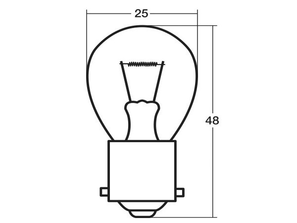 24V 25W S25 BA15s single lamp .. none average pin single line A4587M winker backing lamp Stanley STANLEY 10 piece 