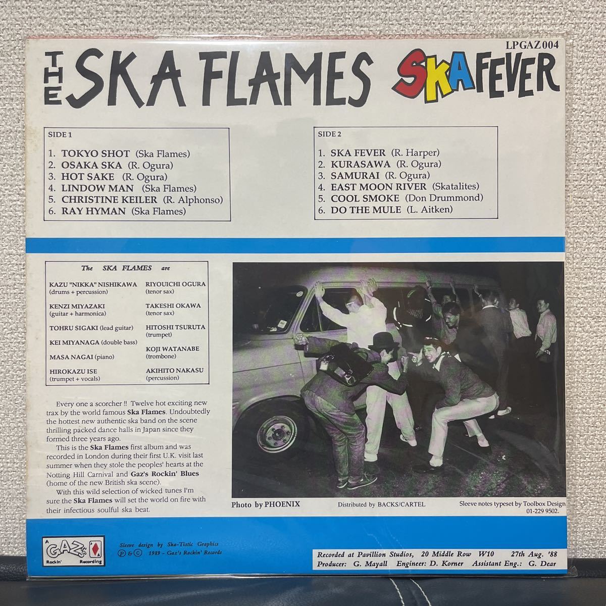 THE SKA FLAMES / SKA FEVER CR0328 ジャパニーズスカ 和モノ_画像2